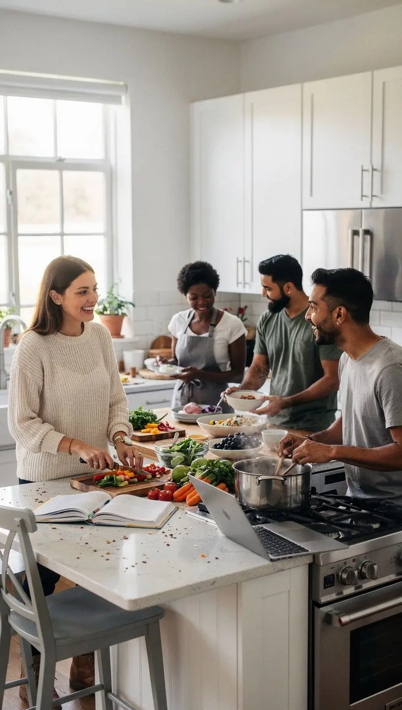 Local farmers' market showcasing sustainable food practices.