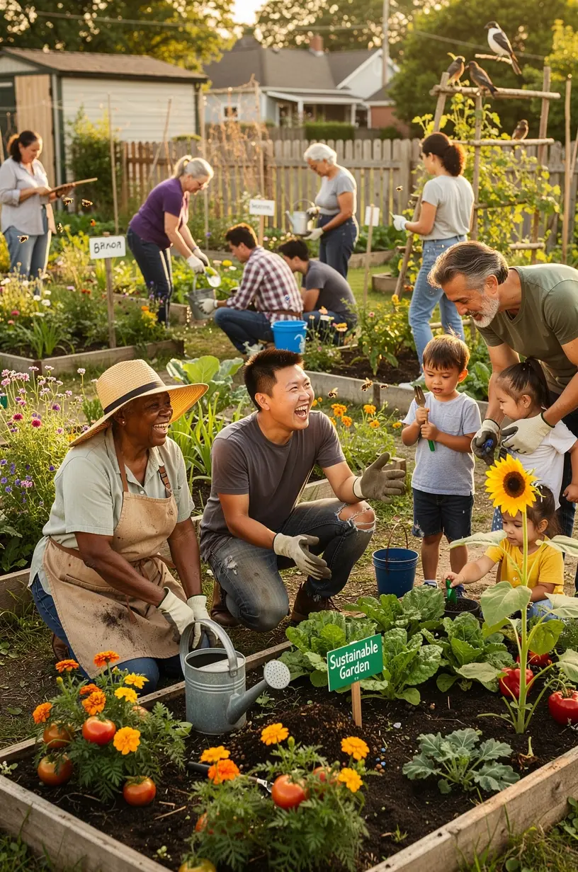 Fresh fruits and vegetables at a local produce market.